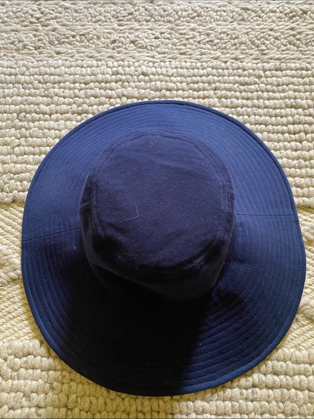 J. Crew Dark Navy Packable Brim Hat